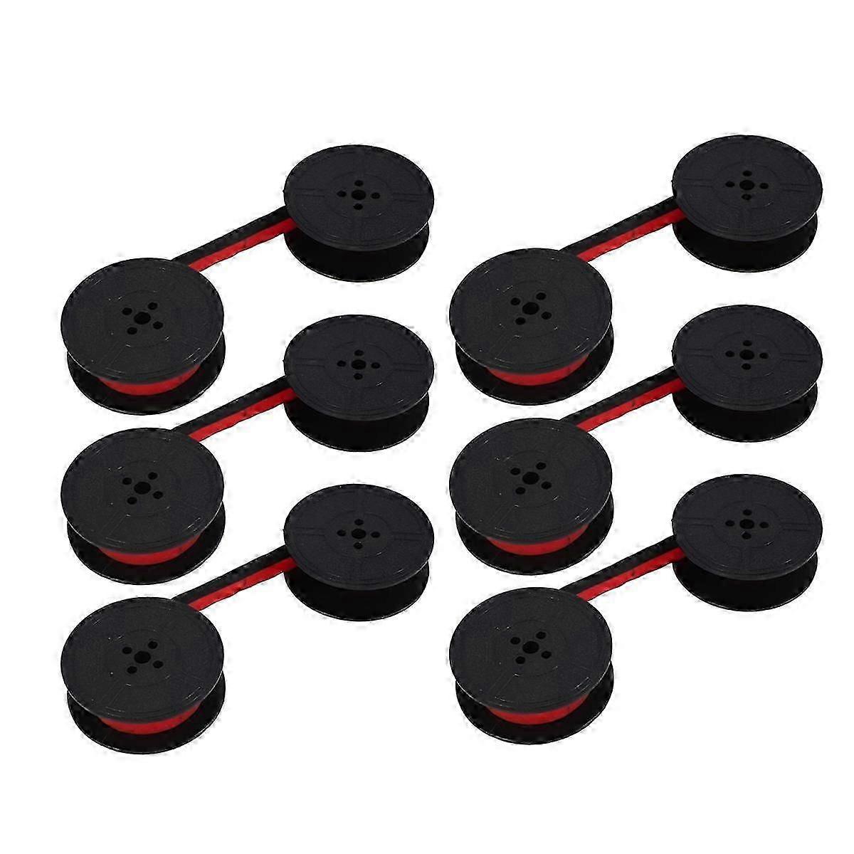 suitable for most typewriters, 6-pack twin spool typewriter ribbon, red and black replacement pack