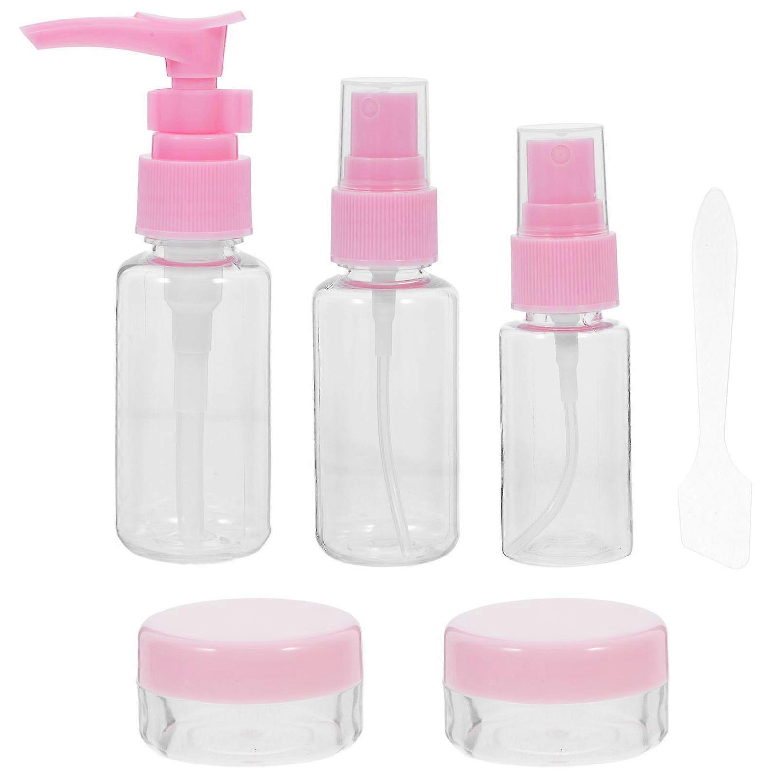 Travel Toiletry Bottles Travel Spray Bottle for Storage Use Dark Pink