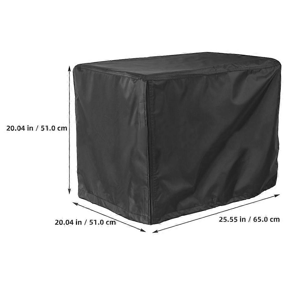 Black Generator Dust Cover for Outdoor Storage Protector