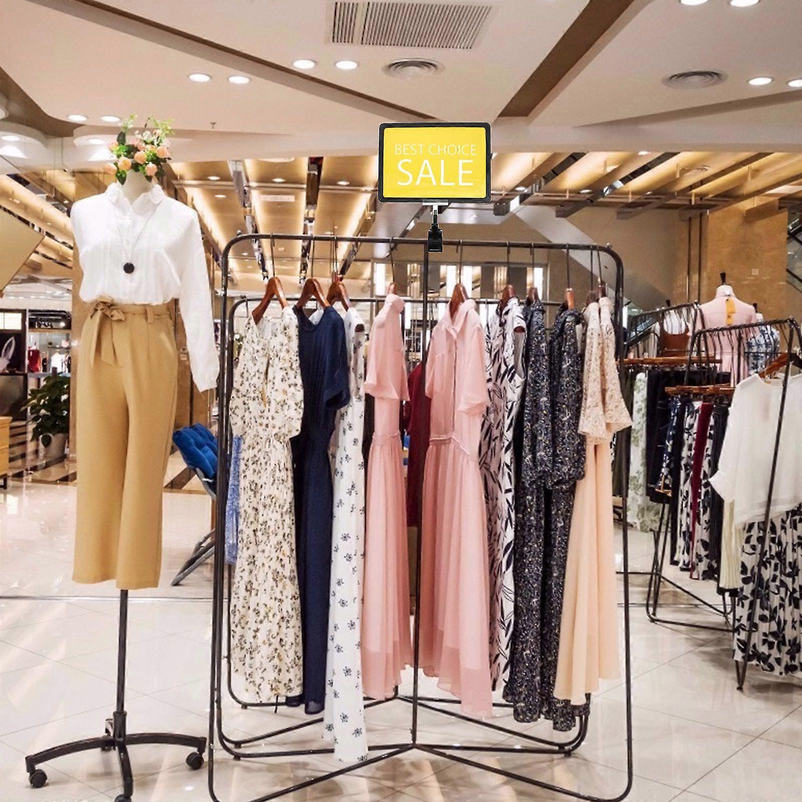 1 Set Supermarket A4 Billboard Price Tag Merchandise Price Label Board with Clip (A4 Size)