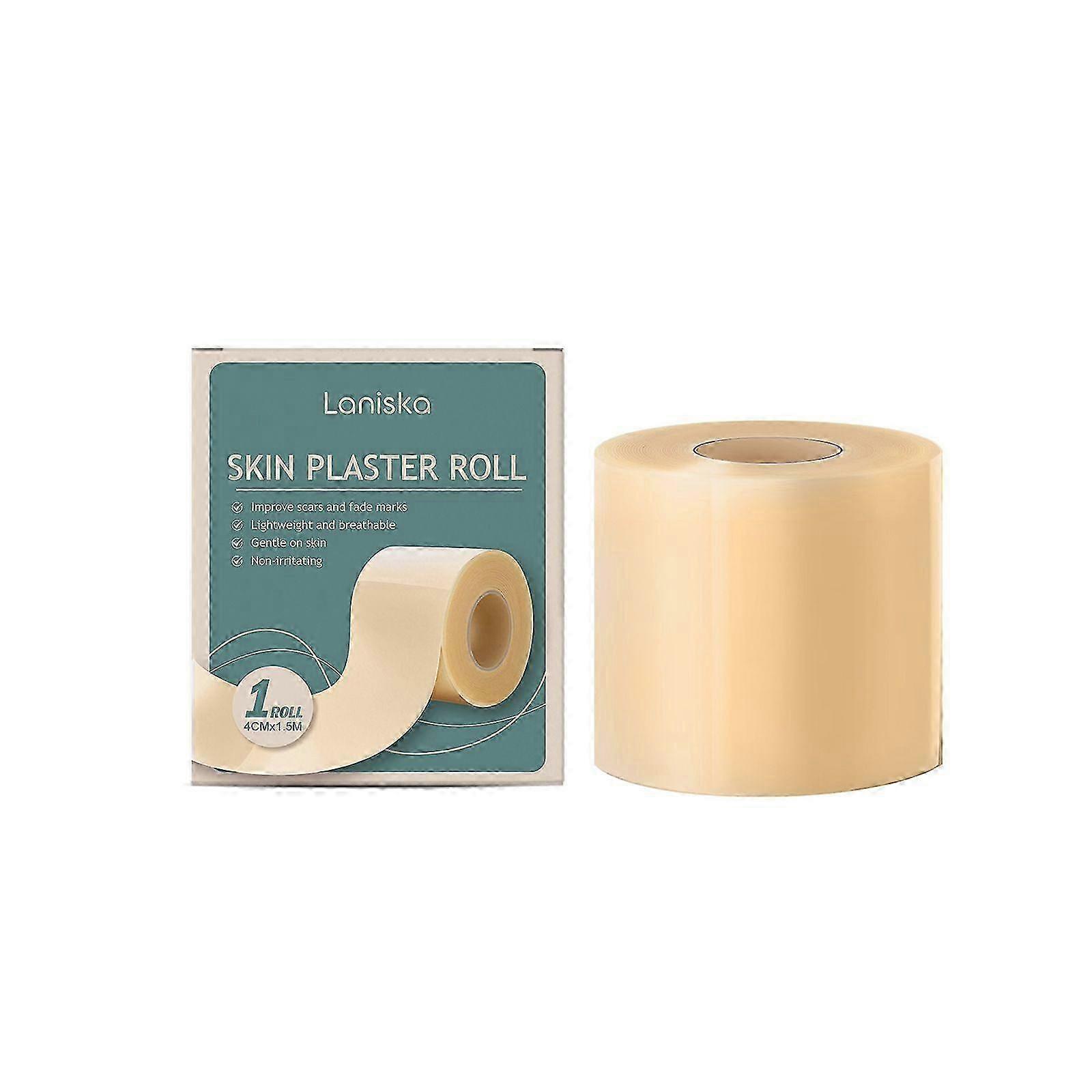 Hydrocolloid Plaster Roll, Hydrocolloid Roll for Wound Care, Medical Grade Hydrocolloid Roll, Cut to Size, Waterproof Dressings with Self-Adhesive Coa