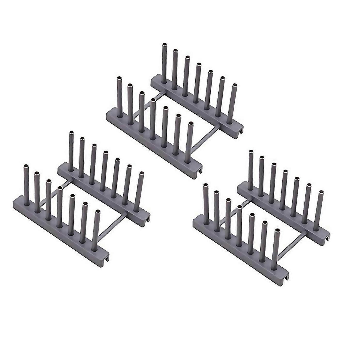 For Plastic Dish Plate Drain Rackkitchen Tableware Tray Holder Grey