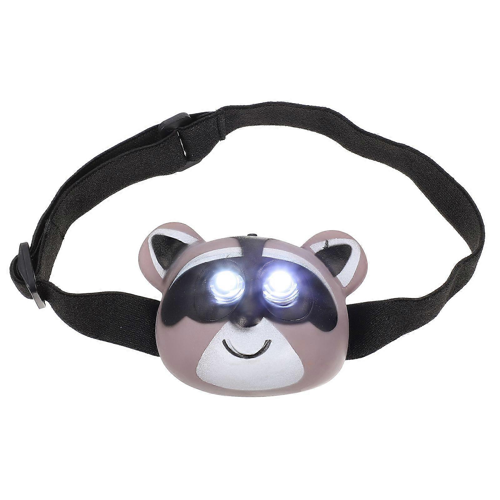 Adorable Children Headlight Cartoon Plastic Head Lamp for Outdoor Camping