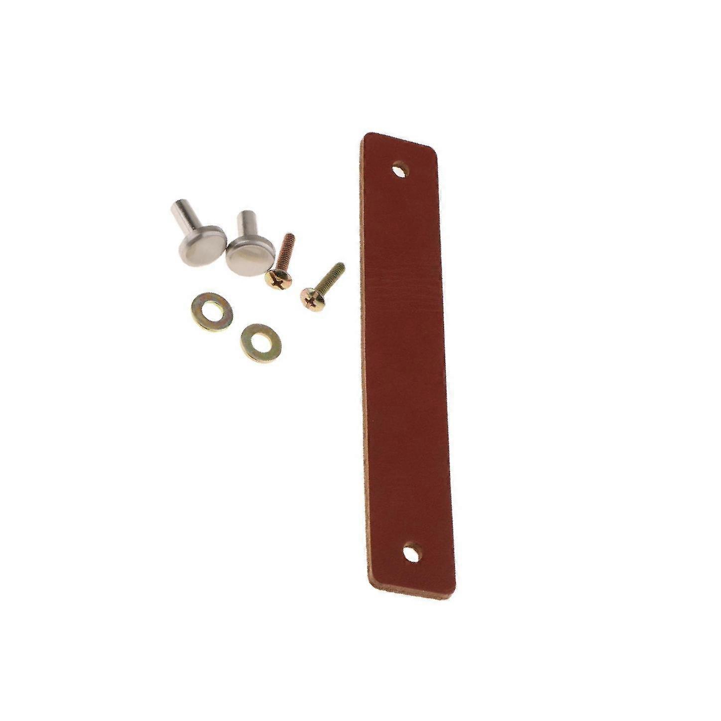 7pcs Wardrobe With Handmade Leather Drawer Pulls For Modern Touch Pulls Handle Cabinet Knobs Drawer
