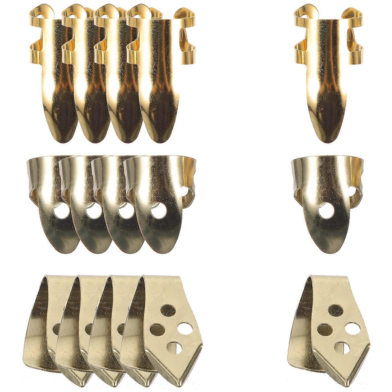 Durable Banjo Finger Picks Metal Finger Pick for Guitar Use 3Sets