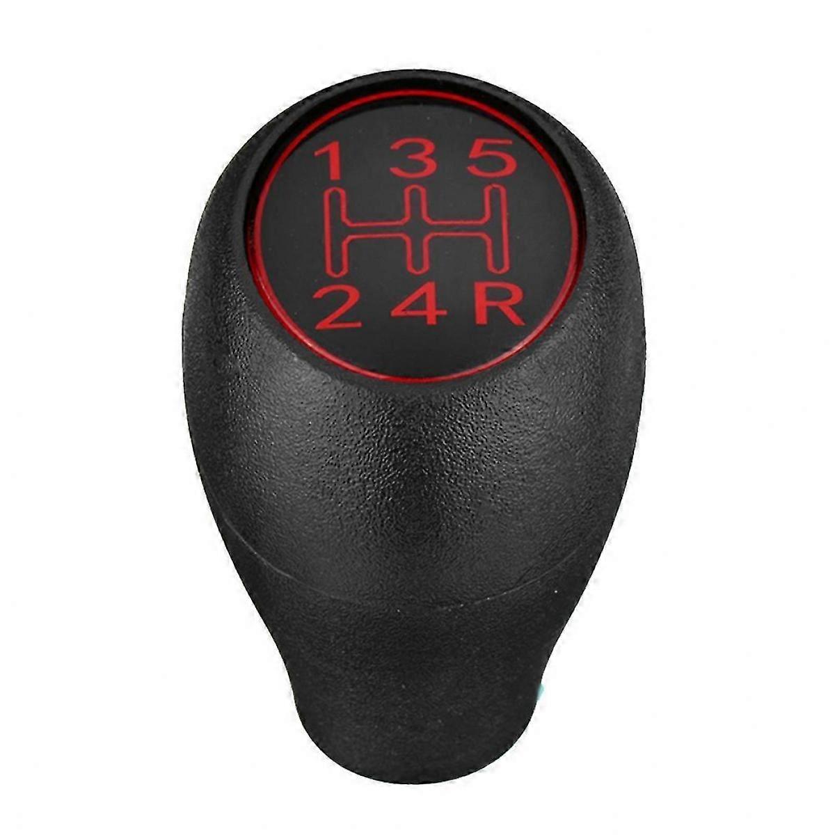 5 Speed Manual Car Gear Shift Knob Shifter Lever Handle Stick for 504 505 309 205 Red ABS