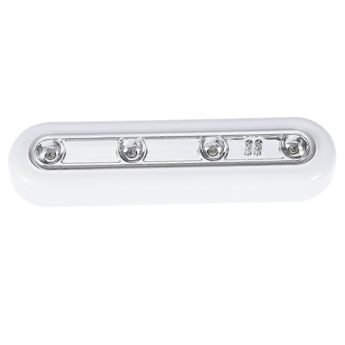 Tap Light 4 LED Touch Control Lamp for Lighting Use 2Pcs White Color