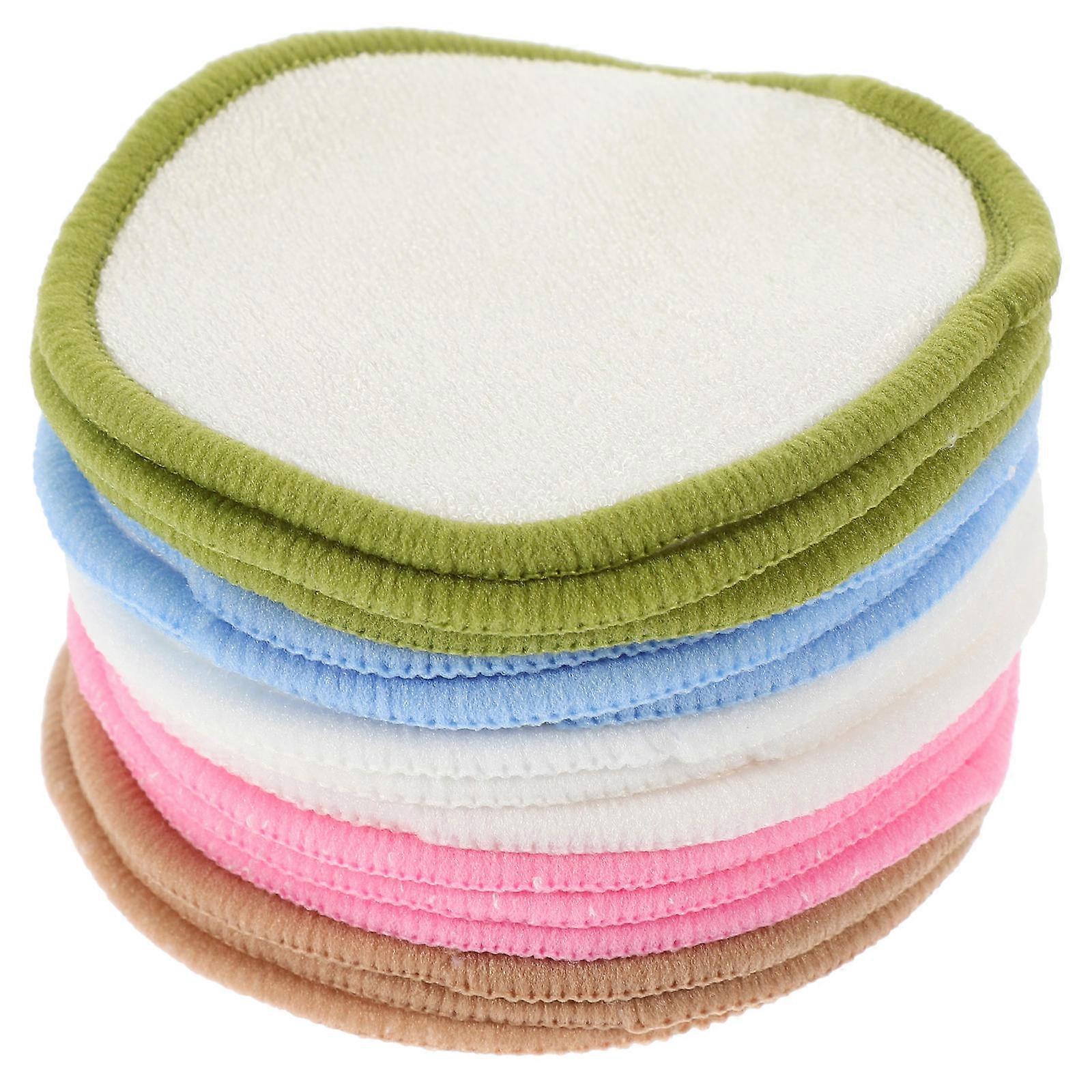 60 Pcs Makeup Removal Pads Ideal For Daily Use Mixed Skin Compact Assorted Color Facial Cleansing Accessories