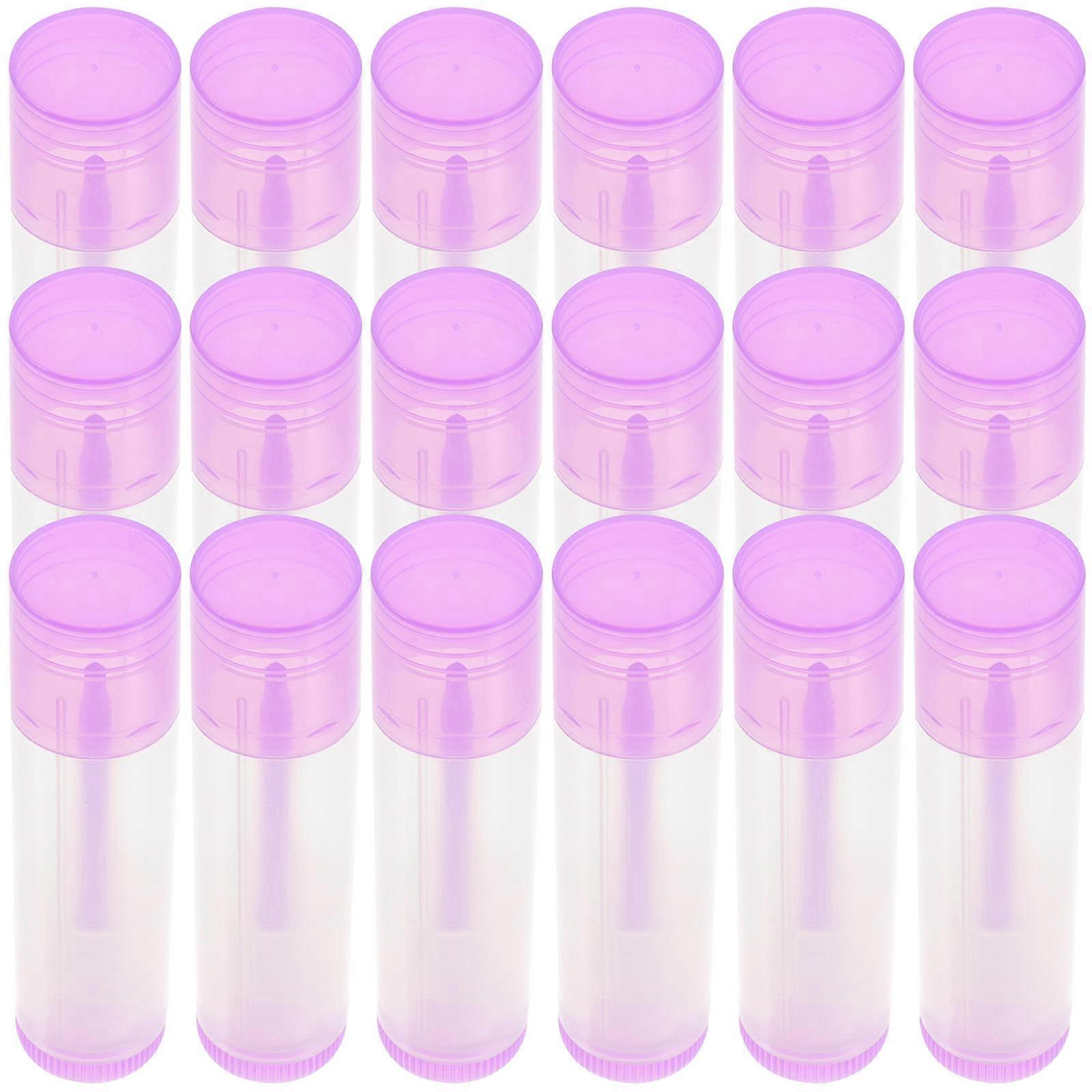 Refillable Lip Gloss Tubes 30Pcs Suitable For DIY Activities Featuring Round Shape In Purple Color