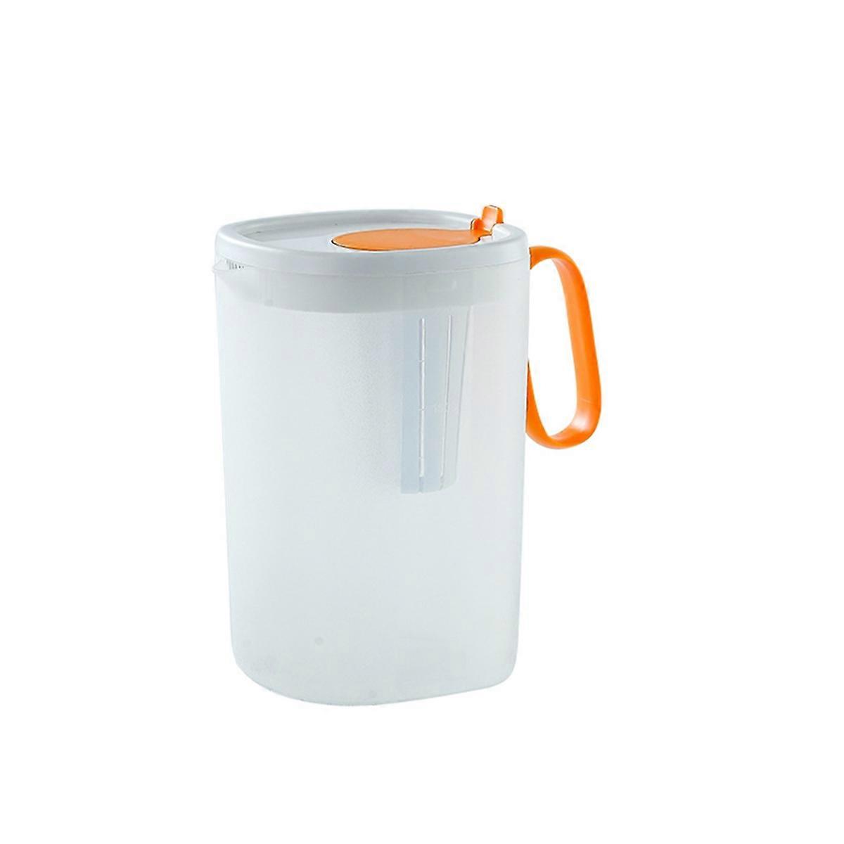 1550ml Plastic Cold Water Bucket with Handle,Ideal for Iced Juice & Beverages in Fridge,Large-Capacity Tea Cup