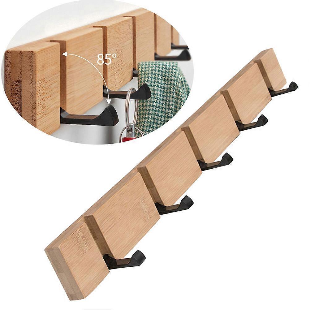 Home Hanging Hooks for Holding 2Pcs Wood Shrink Hooks in Beige Design