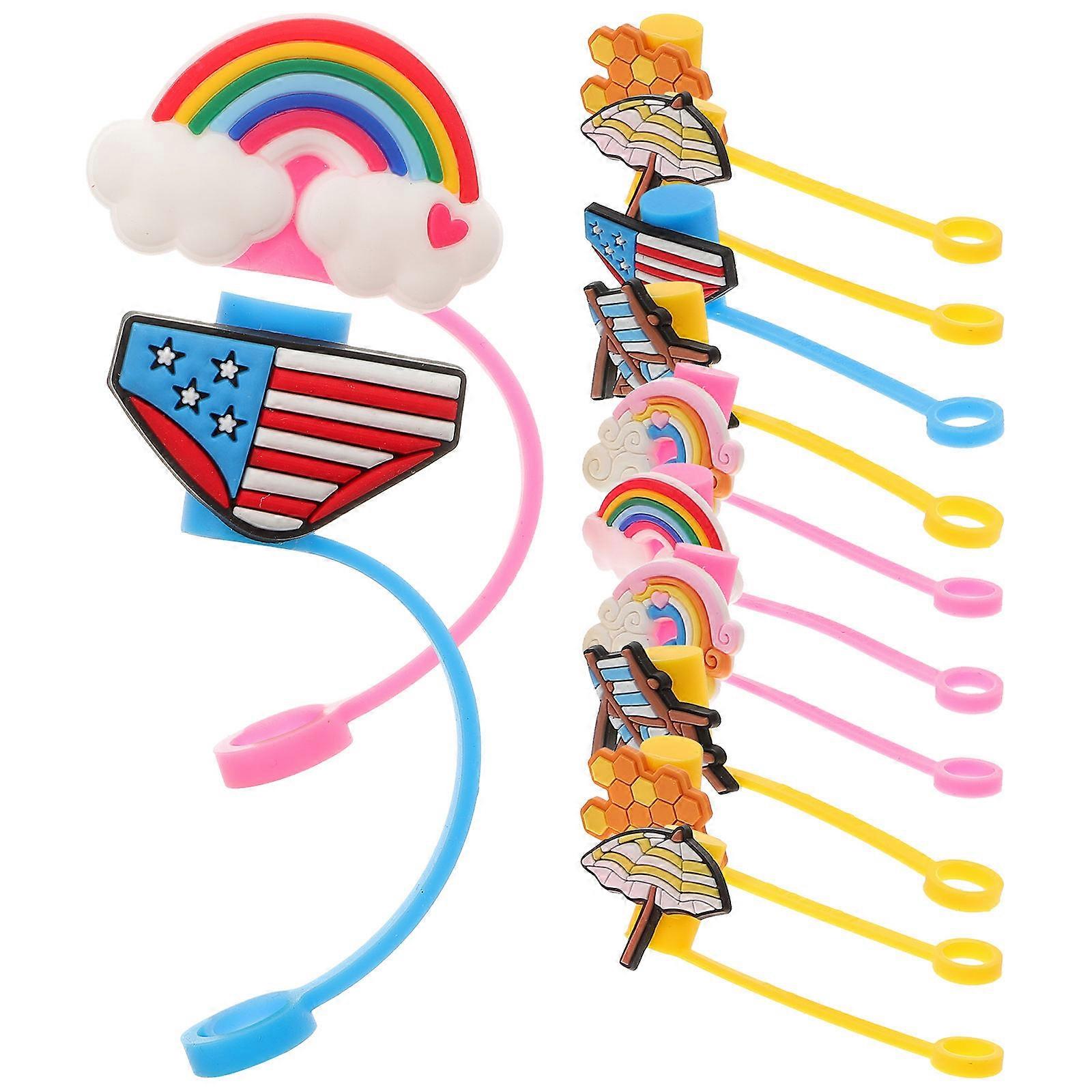 Lovely Shape Straw Caps for Themed Parties and Ceremonies Assorted Color Durable 60 Pcs
