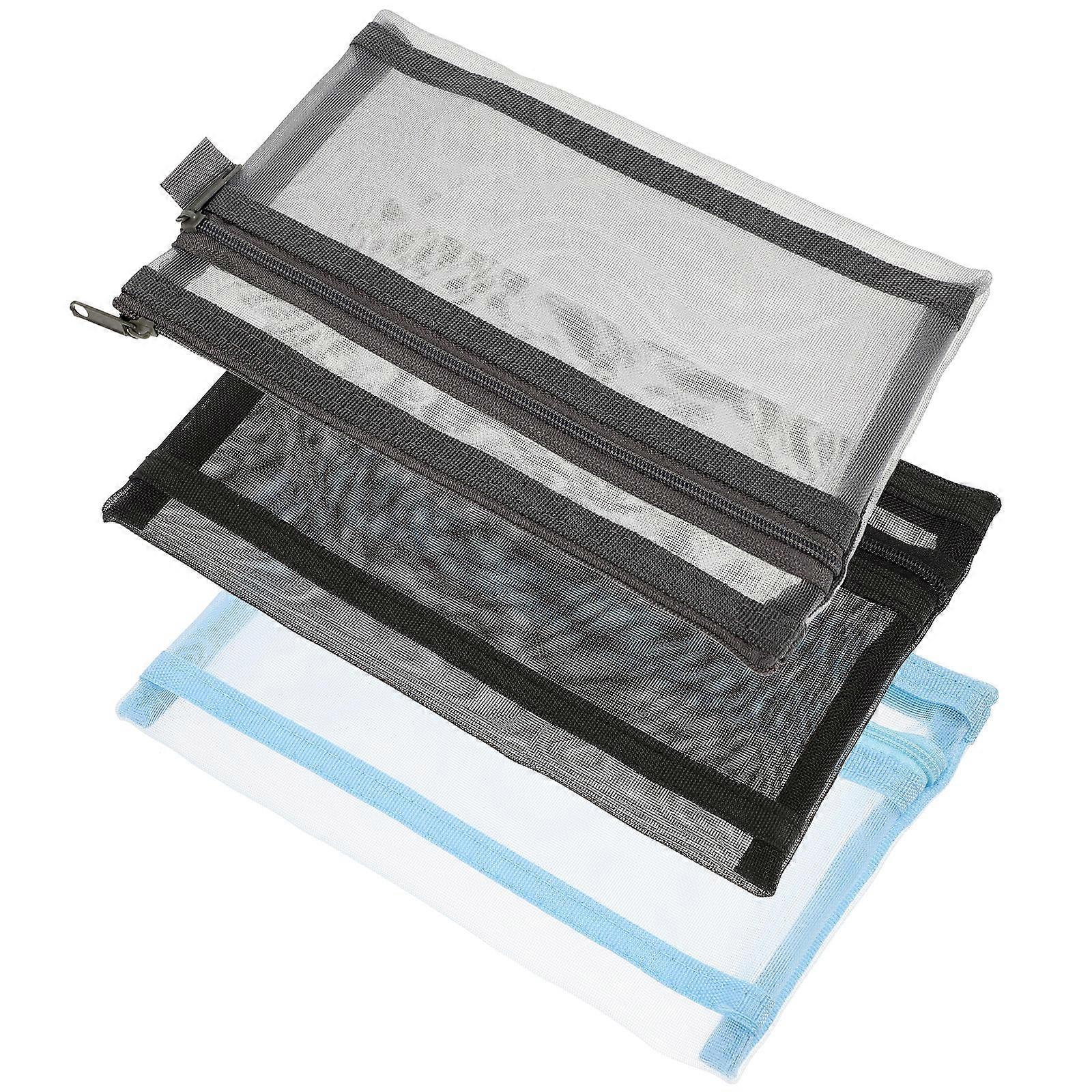 9Pcs Portable Pen Bag Multi-Function Pencil Storage Organizer