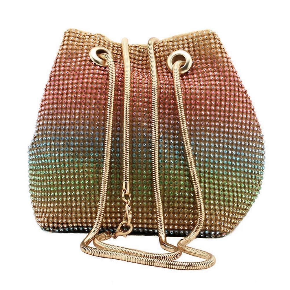 Κομψή τσάντα ώμου με στρας, γυναικεία τσάντα ώμου για ειδικές περιστάσεις, μοντέρνα 1 τεμάχιο