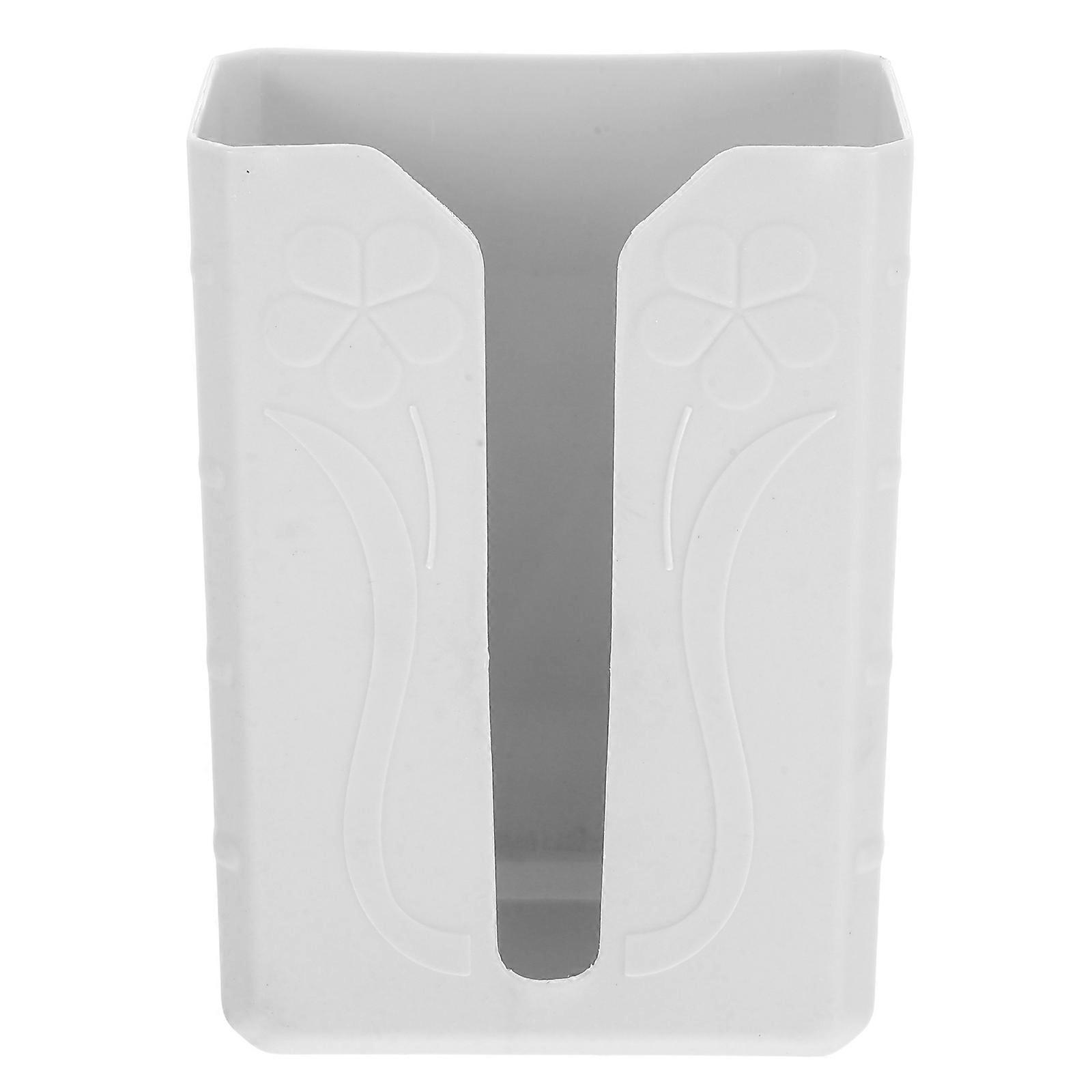 Adhesive Tissue Container Rectangular Simple Design Home Use Kitchen Organization 1Set