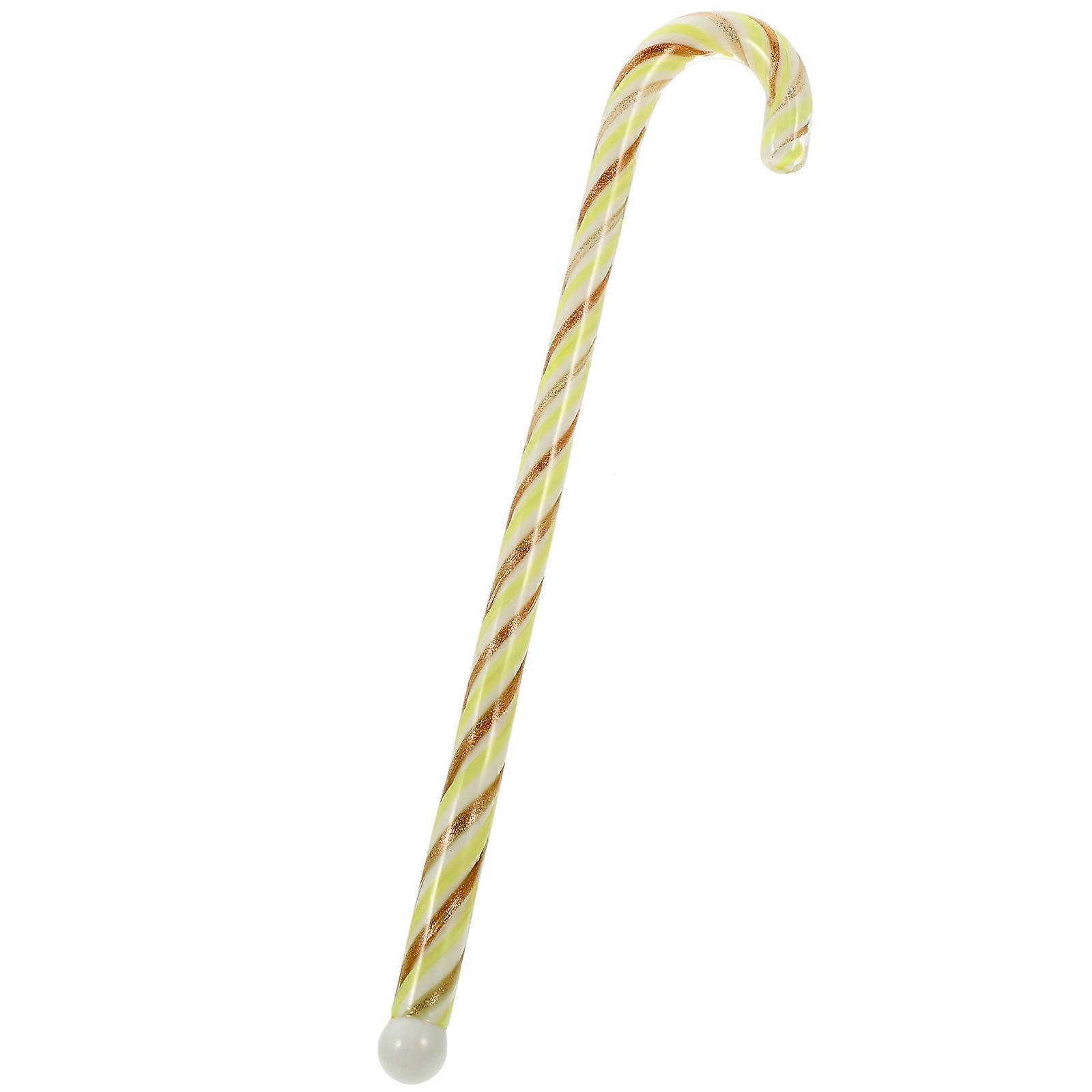 3Pcs Elongated Cocktail Stirrer Mixing Drinks For Home Office And Party Use Yellow Color And Reusable Accessory