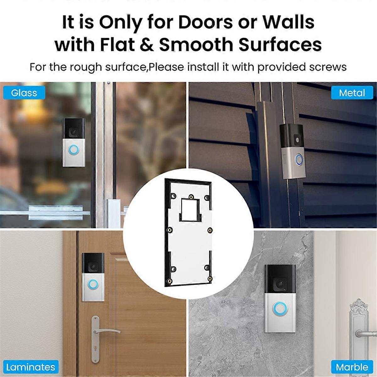 Video Doorbell Mount for Ring Video Doorbell 3/3 Plus/4