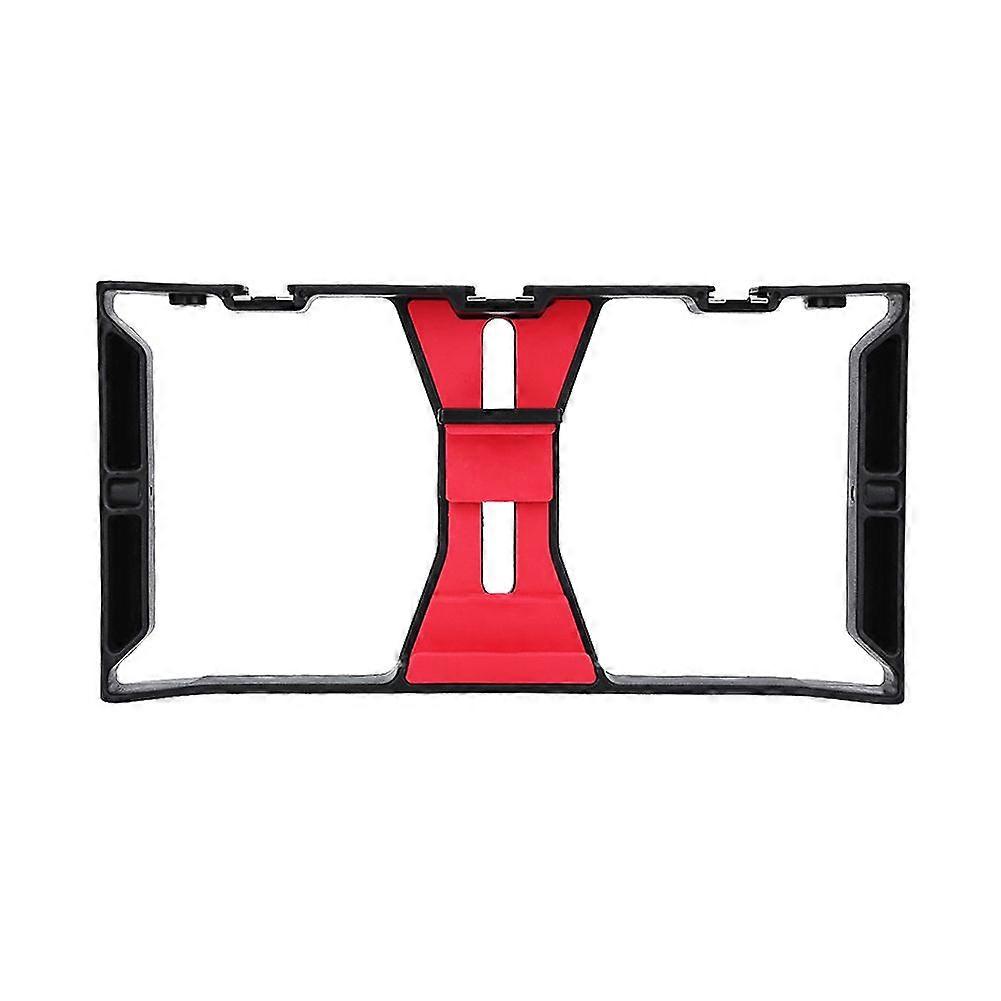 Portable Dual Hanlde Handheld Phone Adjustable Stabilizer Support Recording Rig