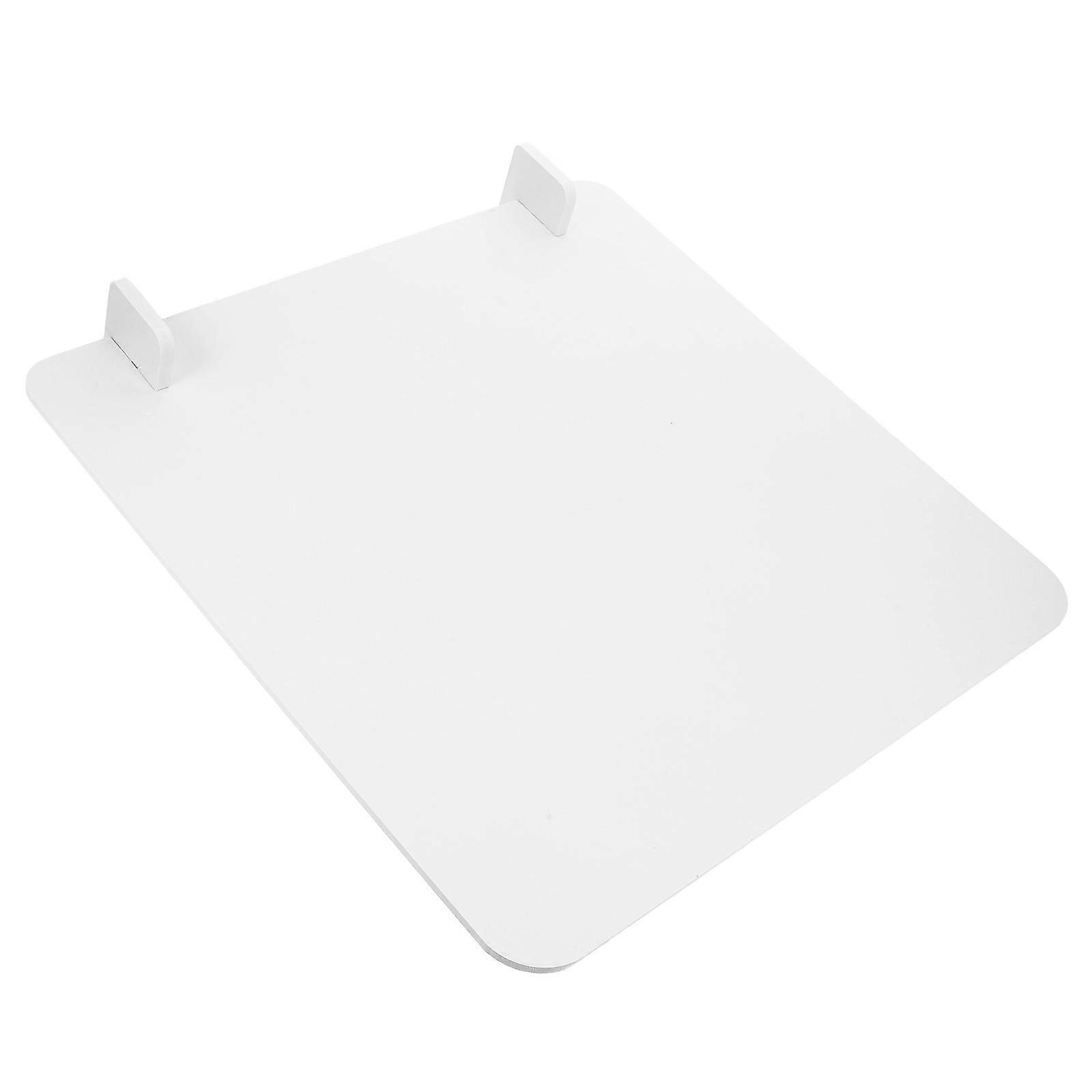 Guard Isolation Board Partition Board for Spray Proof 2Pcs White PVC