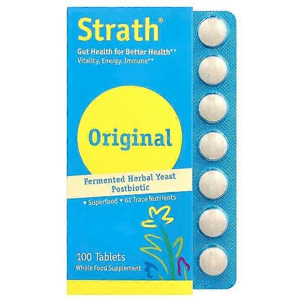 Bio-Strath, Fermented Herbal Yeast Postbiotic, 100 Tablets