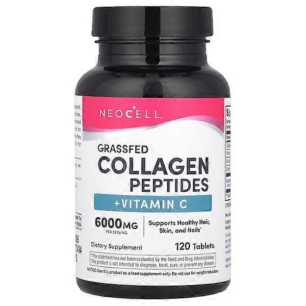 NeoCell, Grassfed Collagen Peptides + Vitamin C, 120 Tablets