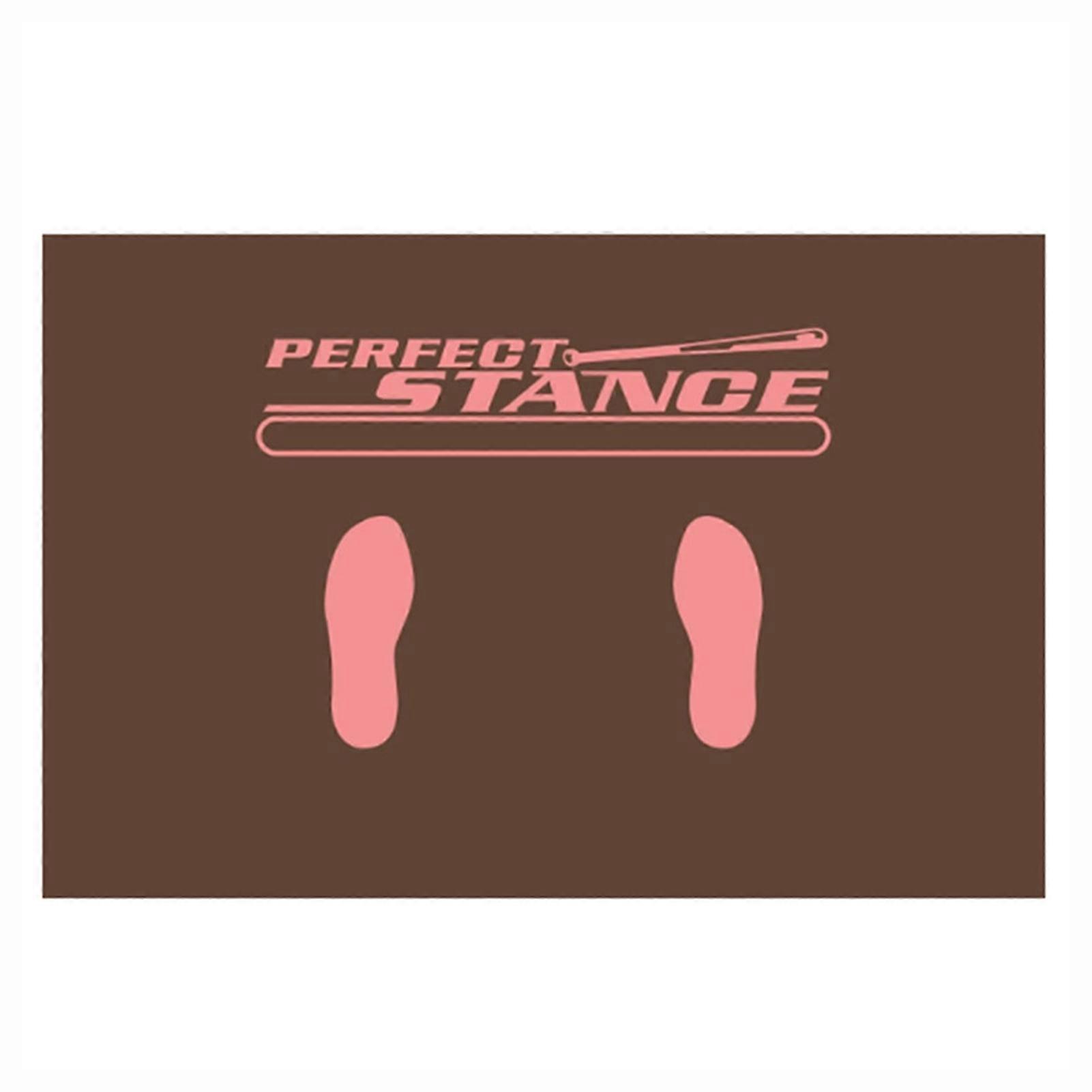 Aqyh Baseball Hitting Mat, Non-Slip Design for Toe Placement, Wear-Resistant, Compatible with Right & Left Handed Softball Practice