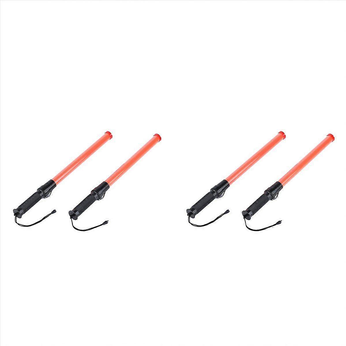 LED Traffic Control Stick,Safety Light Batons,16 Inches, 2Pcs