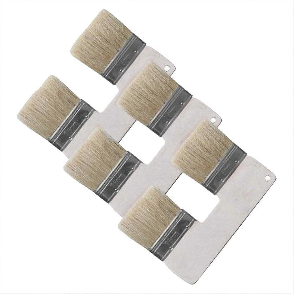 Pacote com 3 pincéis duplos, pincel de pintura de cabeça dupla de 3 polegadas