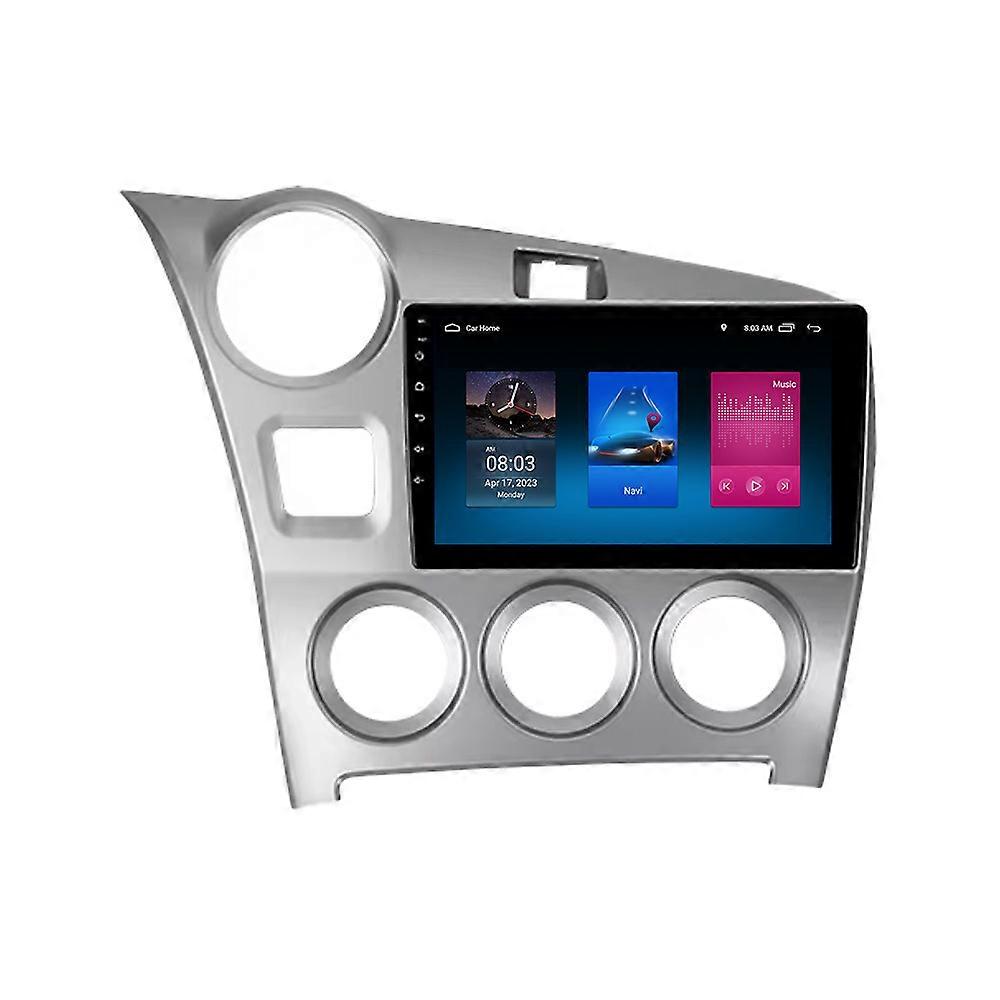 RoverOne Car Stereo Radio Bluetooth CarPlay Android Auto GPS Sat Nav Touch Screen for Toyota Matrix 2 E140 2008 - 2014
