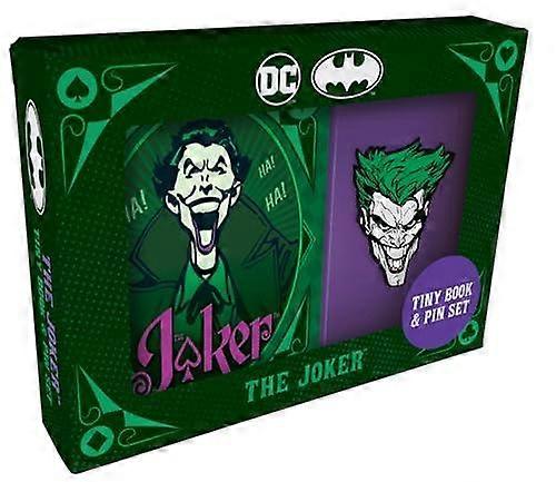 Dc Comics The Joker Tiny Book And Pin Set by Insight Editions Multiplecomponent retail product Book