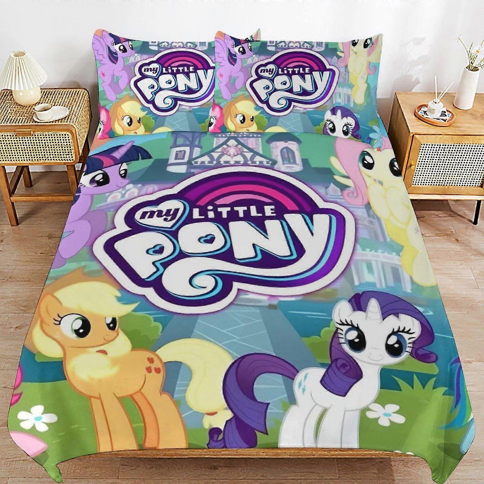 E615 My Little PonyFriendship is Magic Consistent Build Light Sleep Soft Finish Hotel Quality Zipper Duvet Cover Sets Benefit F615