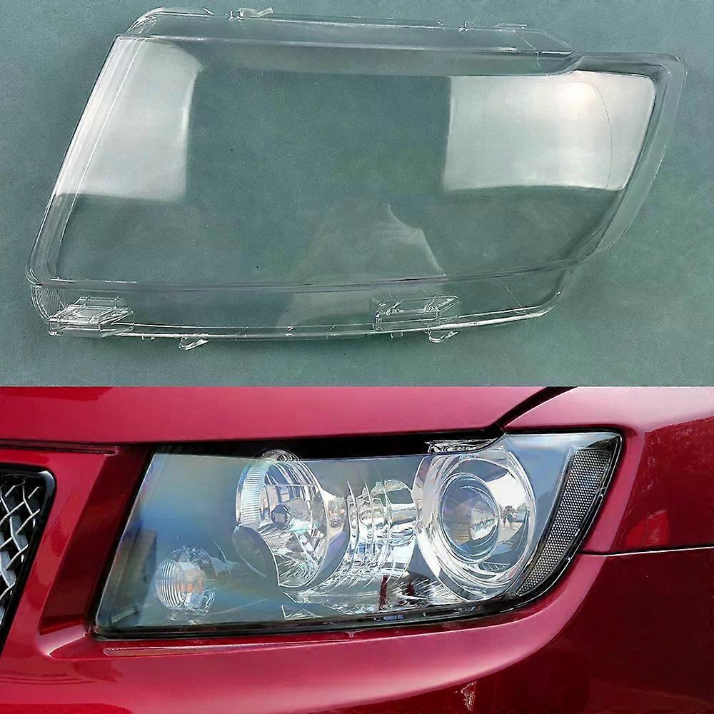 For Jeep Compass 2011~2016 Headlights Shell Transparent Lampshdade Headlamp Cover Lamp Shade Plexiglass Replace Original Lens