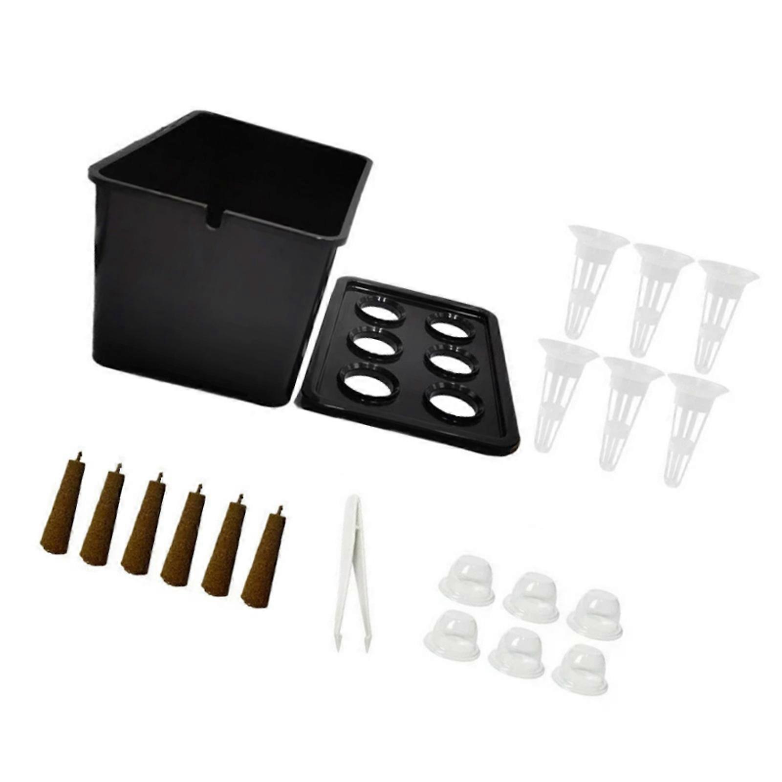 Space Saving Hydroponic Planter Boxes With Observation Window Space Efficient For Kitchen Or Office Multicolor