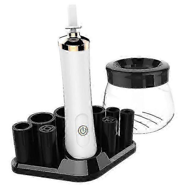 25-26 Electric Makeup Brush Cleaner, Dryer #white