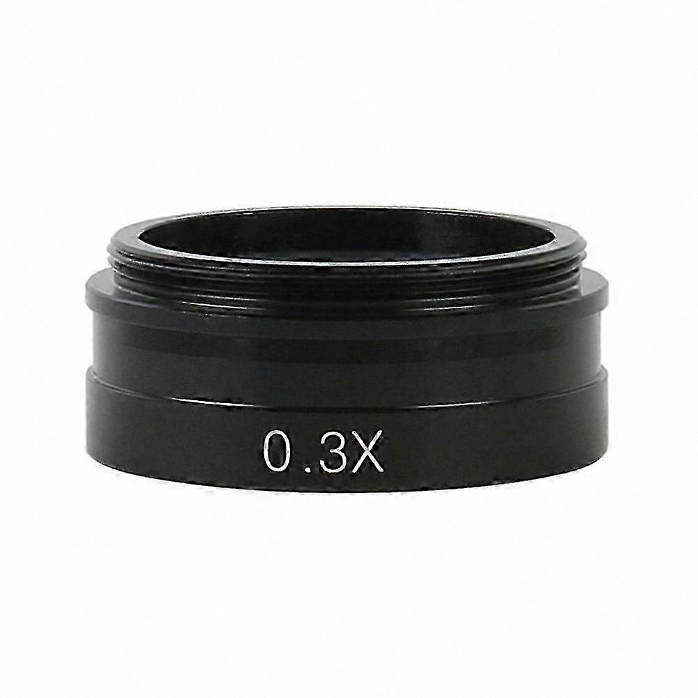 Microscope Accessory: 0.3x Barlow Lens with 42mm Thread, Supports 120x, 180x, 300x Magnification for Monocular Devices