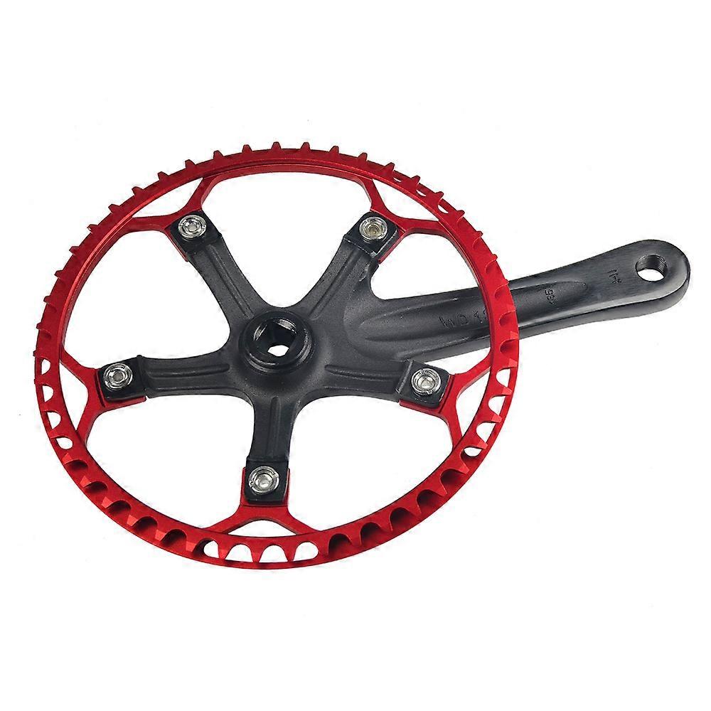 170mm Short Arm Cycling Crankset Structure Thin Mixture Building 45T 47T Chainring Selection Multicolor