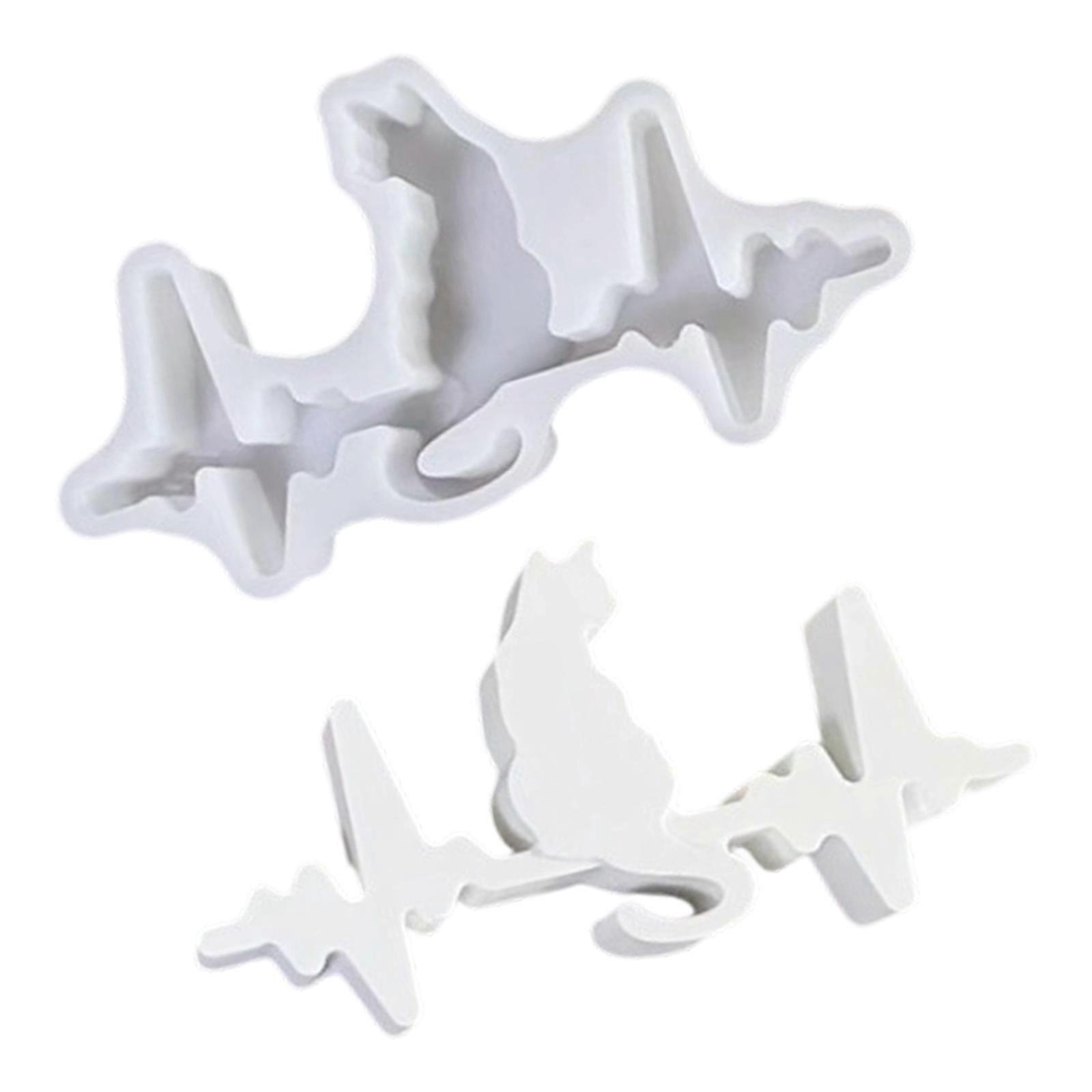 Multiple Purpose Elastomer Cast Rhythm Puss Shape Handicraftsman Crafting Tool Consistent Concrete And Render Multicolor