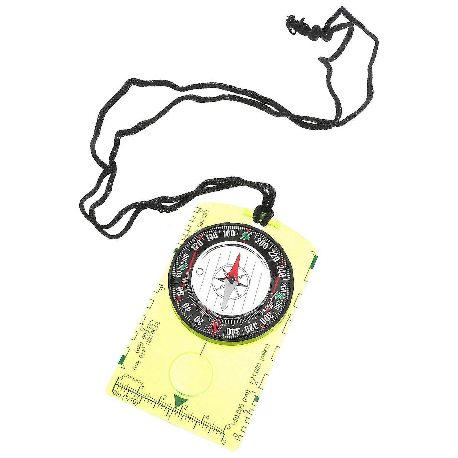 Acrylic Orienteering Compass Hiking Function with High Precision Use