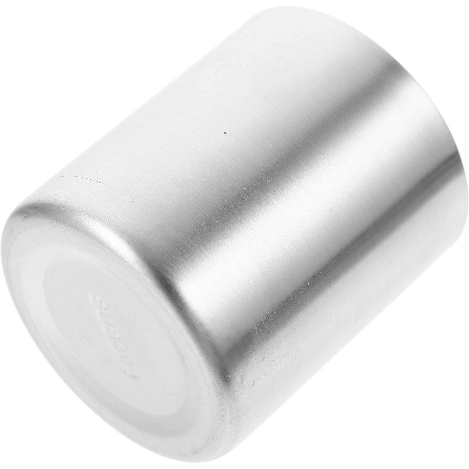 Cup Stainless Steel Water Cup for Drinking Silver for Beverages