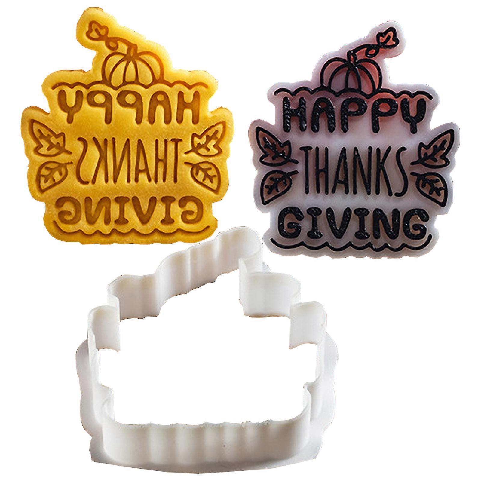 Cookie Molds Kitchen Bakings Pastrys Bakewares Thanksgiving Series Biscuit Cutter Small Cookie Molds Cookie Making Tool Multicolor