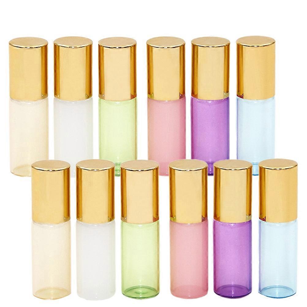 Subpackaging Bottle Roll-on Bottle for Storage Use 12Pcs Glass Set