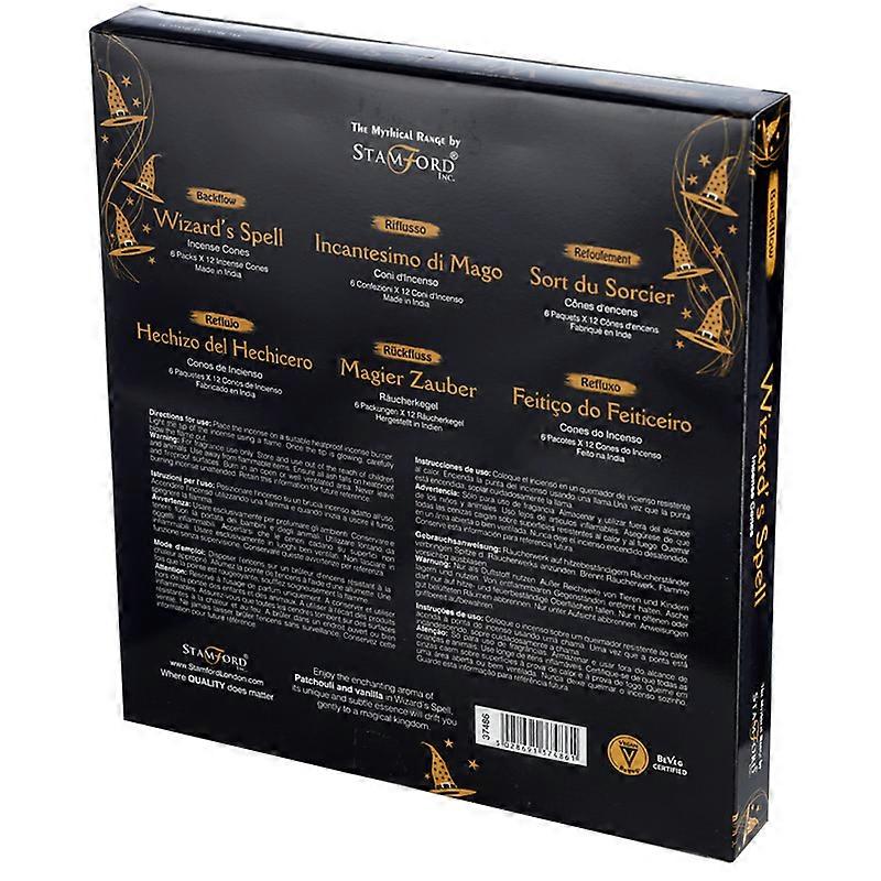 Stamford Backflow Incense Cones - Wizards Spell 12 Pack