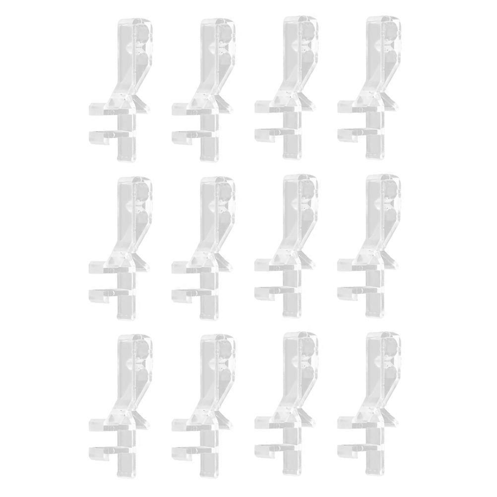 Transparent Blind Valance Clips for Vertical Blinds with Strong Hold 12Pcs