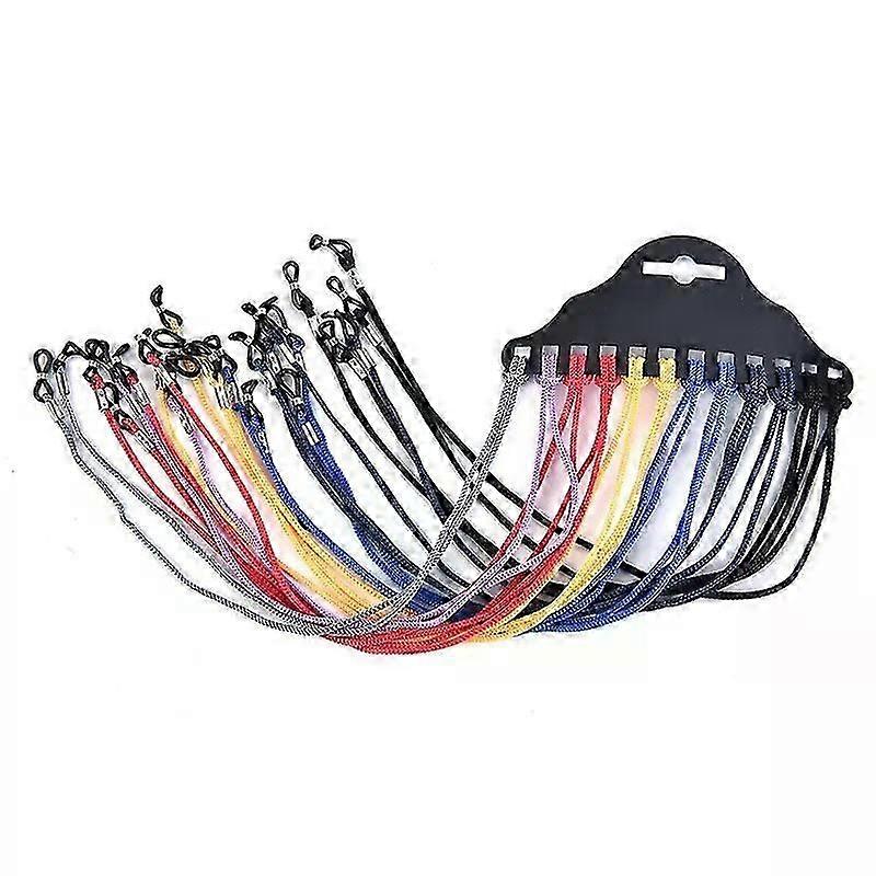 12pcs/Lot Multicolor Nylon Glasses String Cord Holder Sunglasses Neck Rope Strap