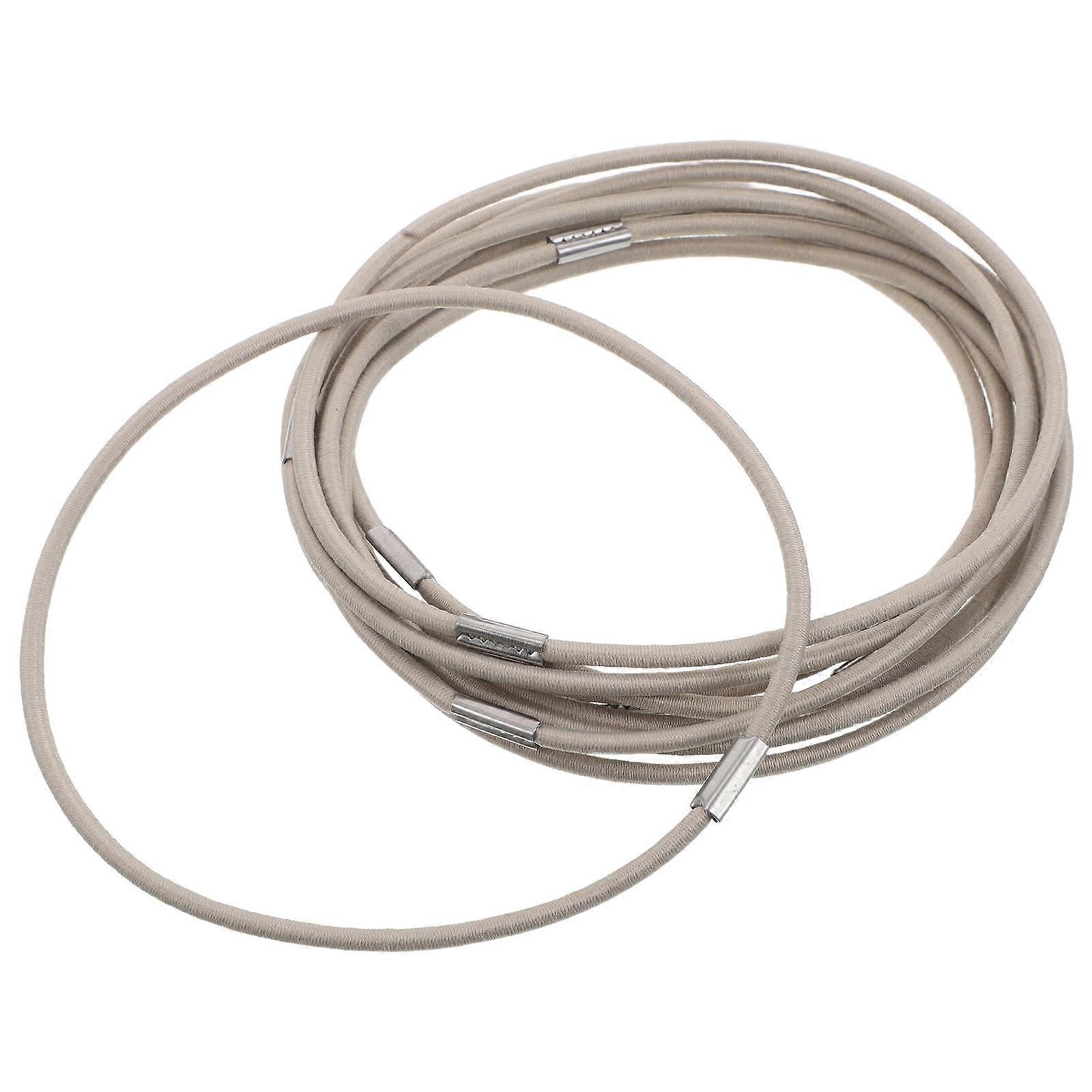 Microphone Shock Mount Rubber Bands for Shock Absorption 10Pcs Beige Set