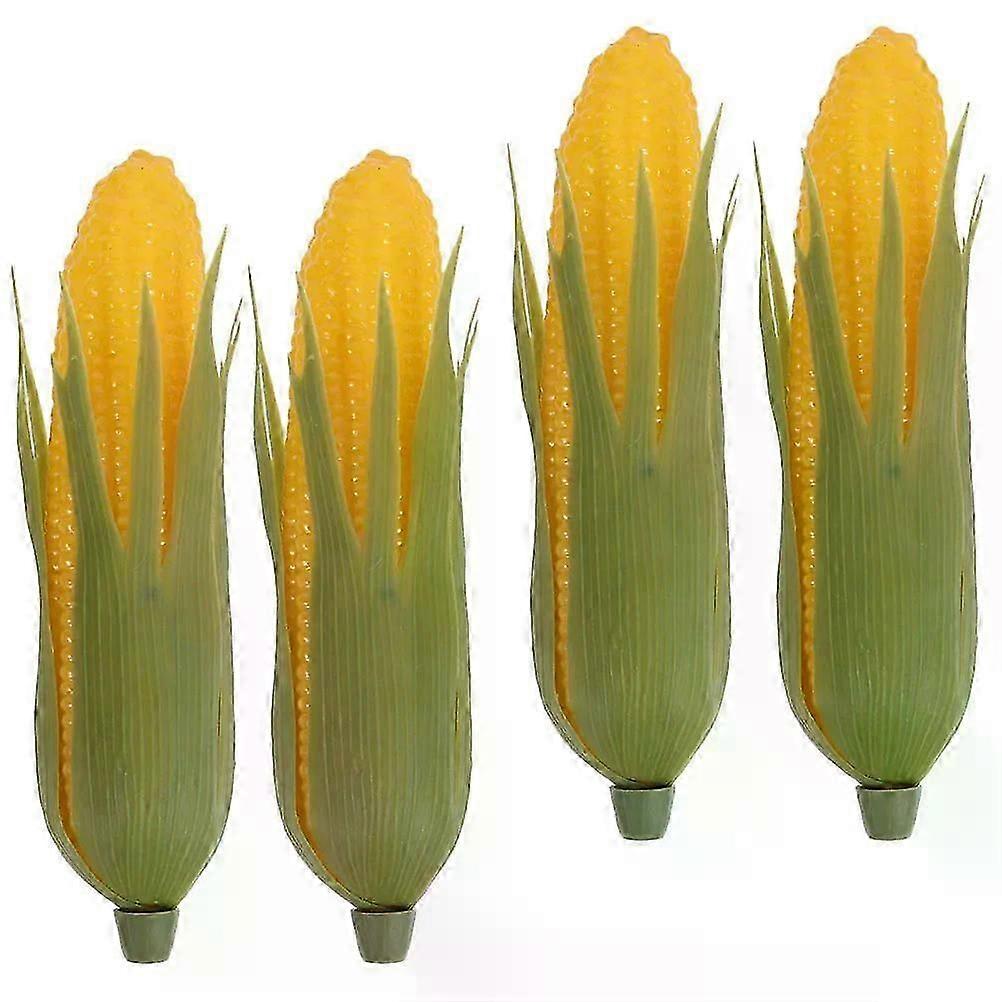 Fake Corn Prop Realistic Simulation Plants Vegetable Ornaments Artificial Cob Plastic