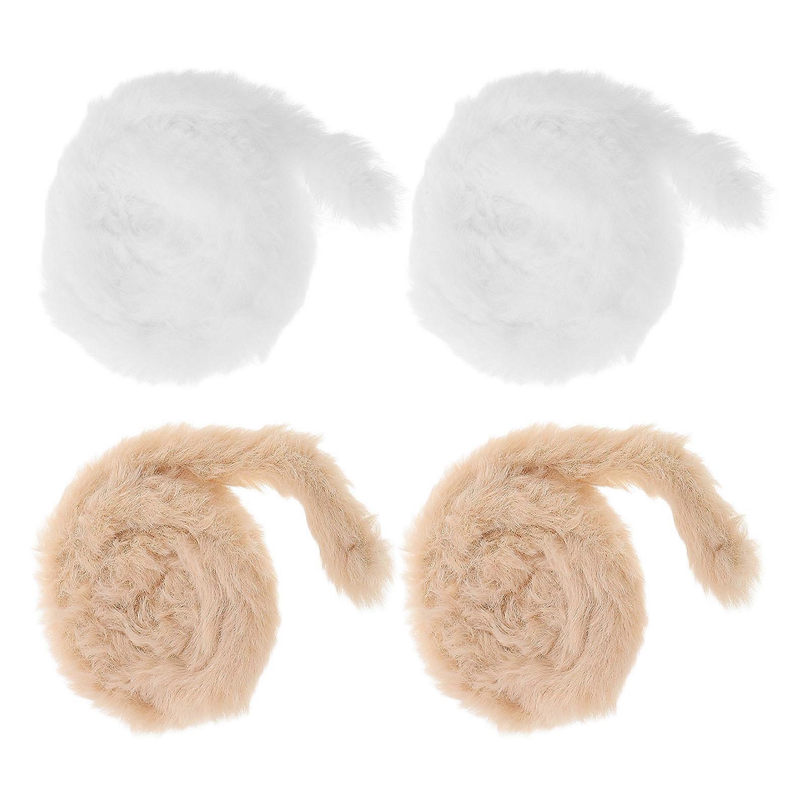 Chenille Pipe Cleaners Fluffy Pipe Cleaners for Craft Projects 4Pcs