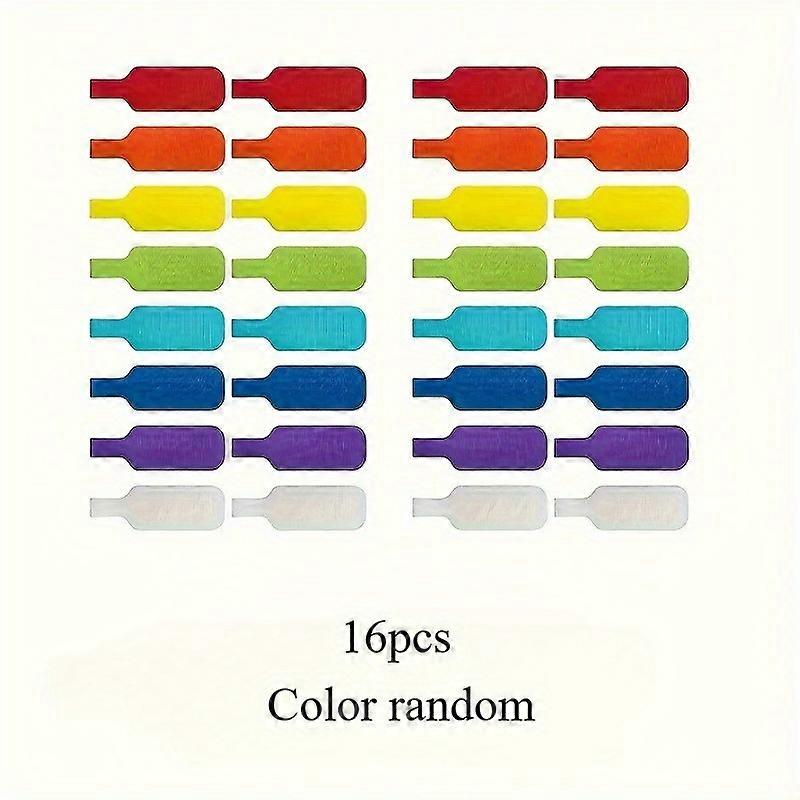 16/32pcs,Colorful Cable Ties with Writeable Function, Durable, Non-Battery,used for Organization, Identification and Labeling.