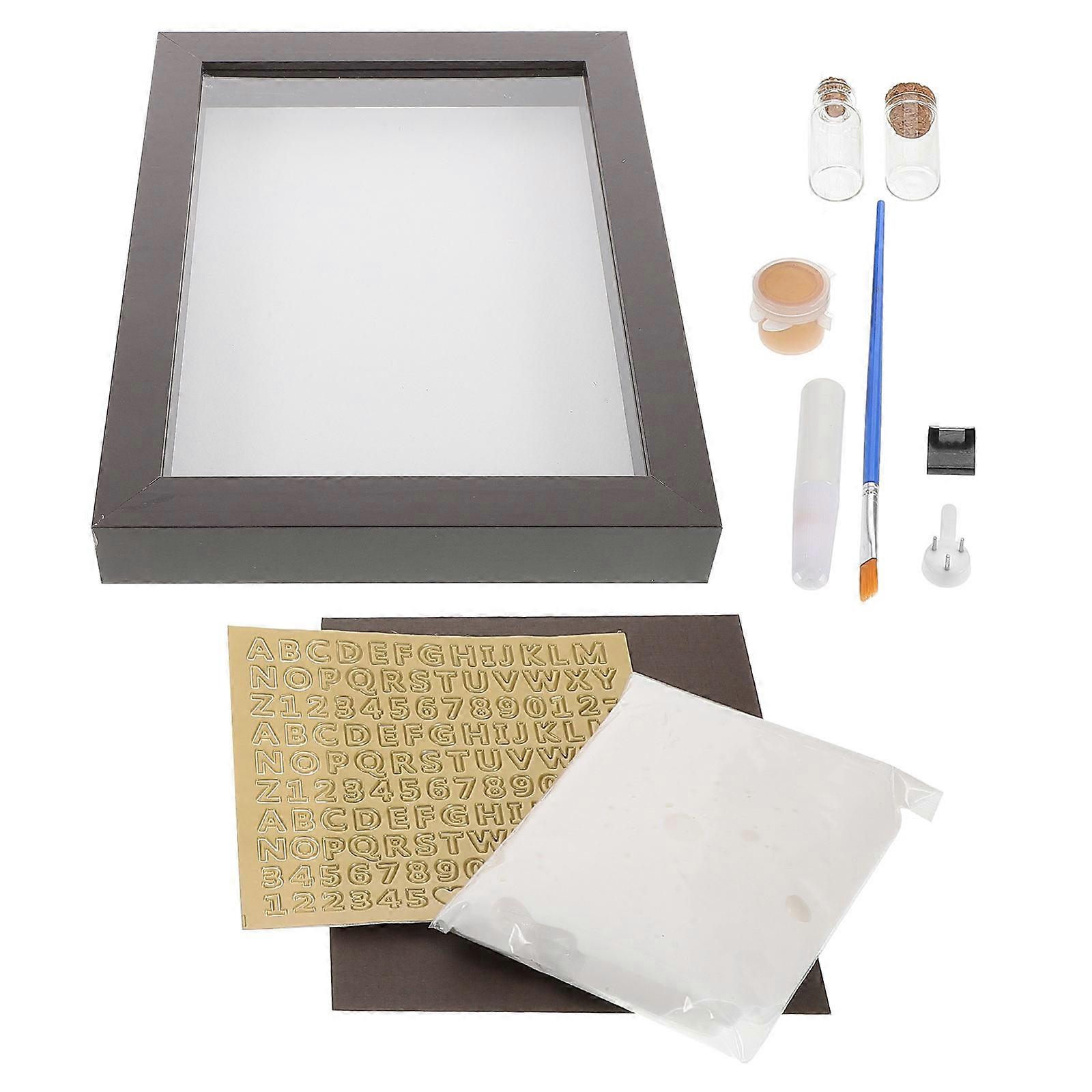 Baby Handprint and Footprint Keepsake Kit for Newborn Photo Frame Density Board 0-6