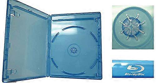 28 Pack Bluray Disc Case 12.5mm Standard Size Single Hold Durable Clear Artwork Sleeve